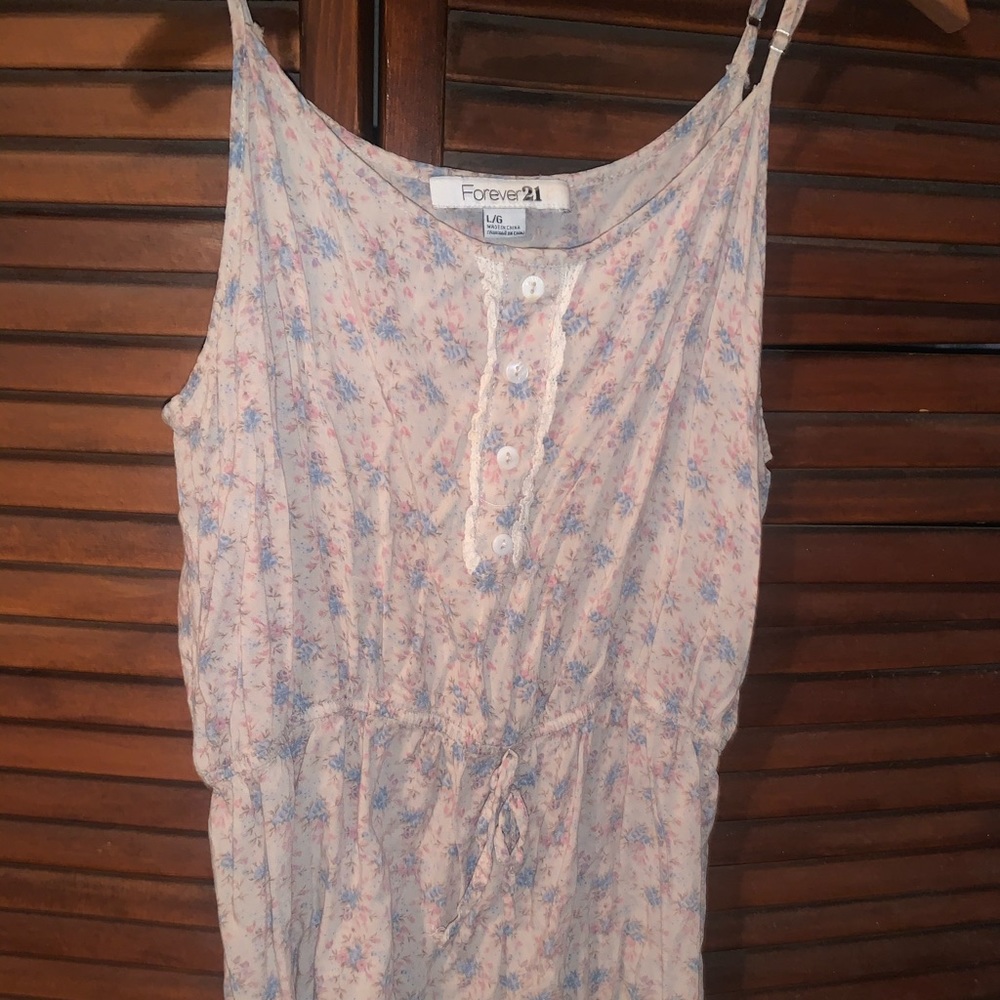 Floral print tank top
